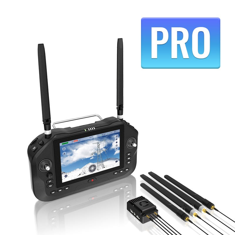 UniRC 7 / 7 Pro Dual-Band 2.4 & 5GHz Smart Controller 40KM Range 7'' 1080P High-Brightness Touchscreen 4K Digital Transmission Android 13 AES Encryption for UAV/UGV/USV & Robotics