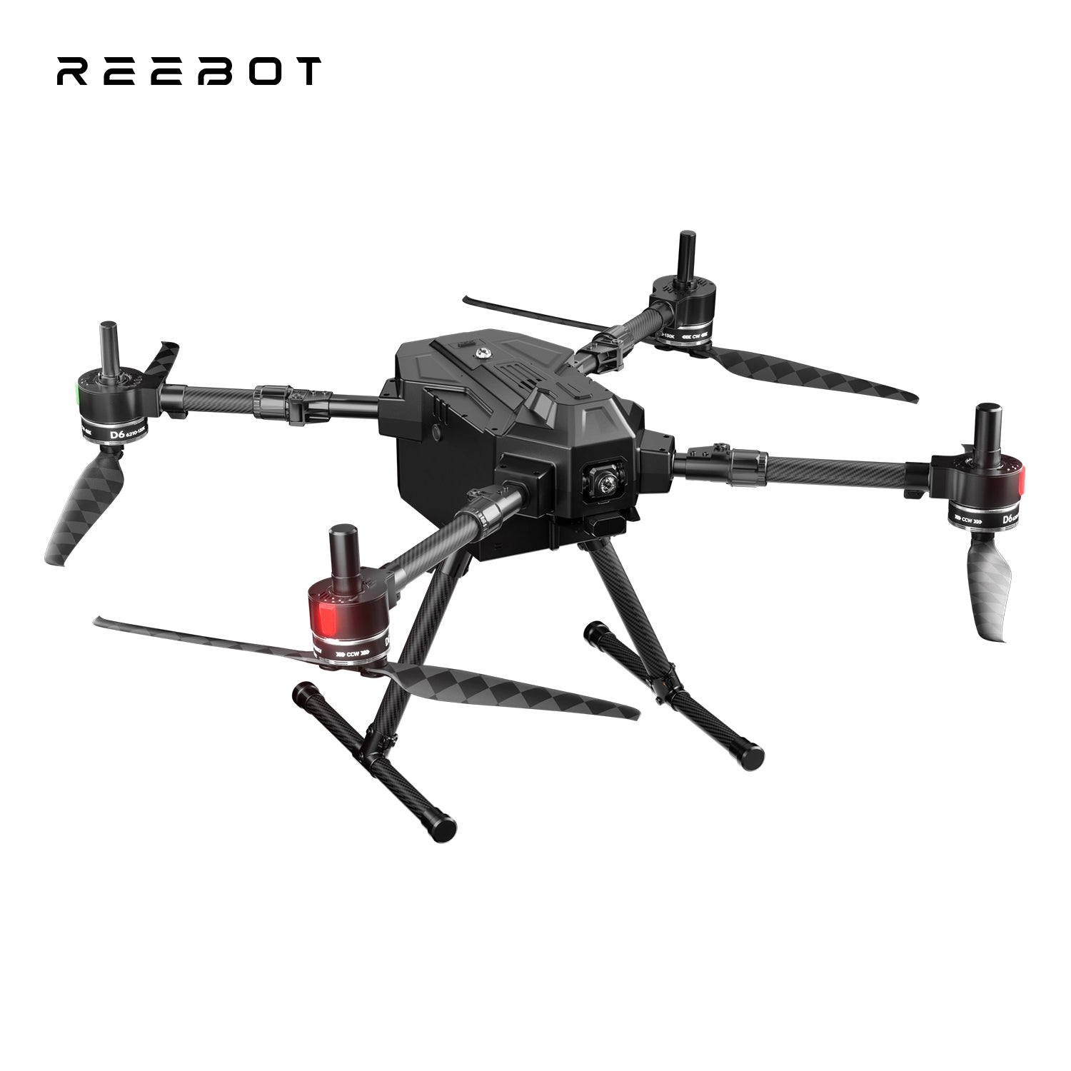 Reebot Robotics UniDrone E900 Enterprise Drone Platform 2.1kg Payload 55-min Flight Time 35KM Transmission Range AI Tracking 4K FPV Camera IPX4 Protection Foldable & Quick Release Ready to Fly Kit