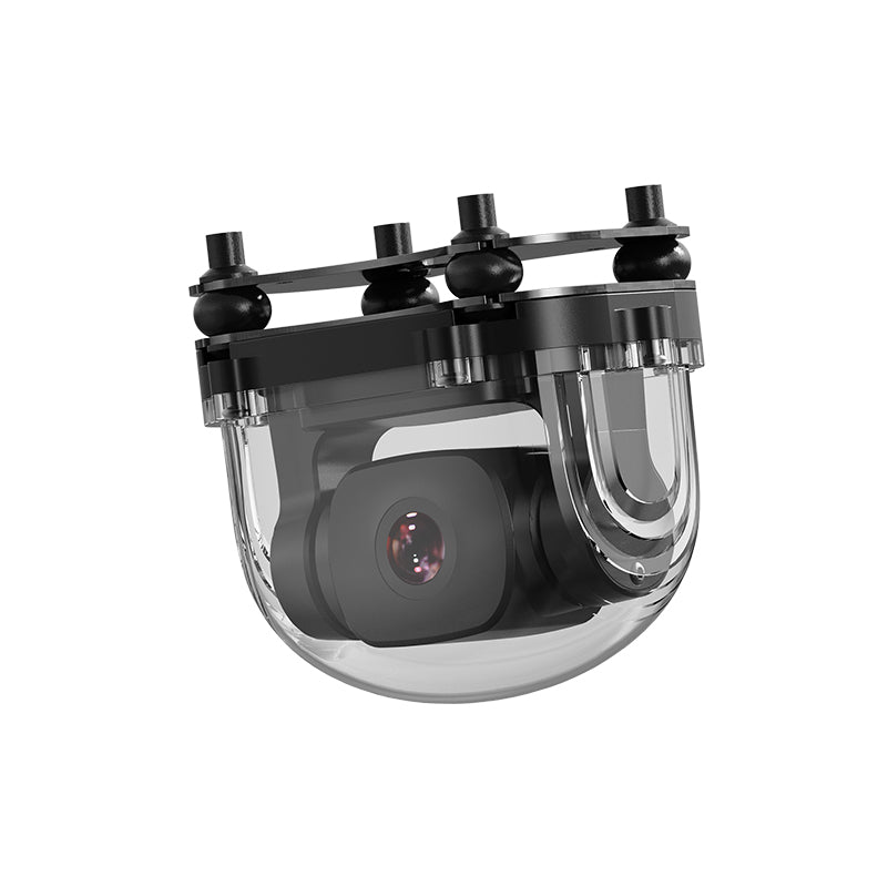 A2 Mini Ultra Wide-Angle FPV Gimbal – 160° FOV, 1080p Starlight Camera, Single-Axis Tilt, IP67 Waterproof, Supports Upside-Down Mode
