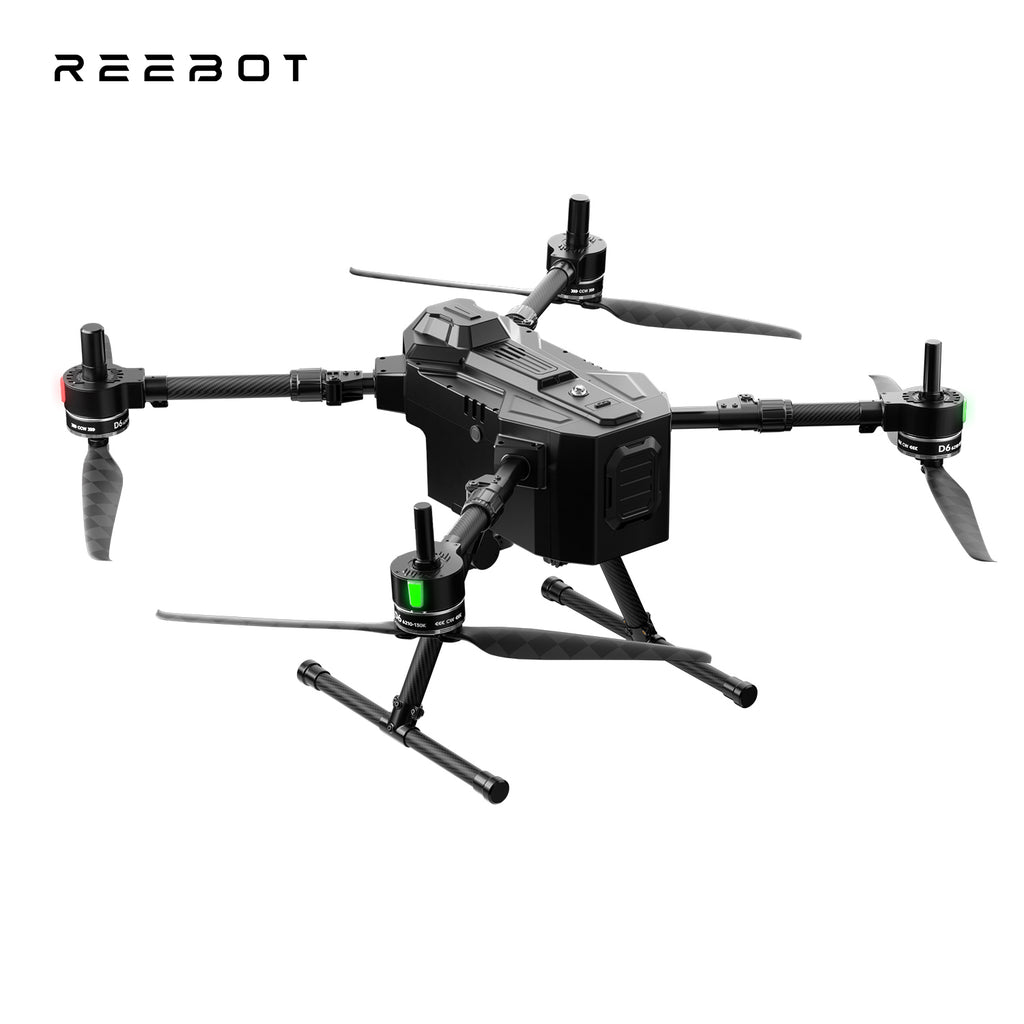 Reebot Robotics UniDrone E900 Enterprise Drone Platform 2.1kg Payload 55-min Flight Time 35KM Transmission Range AI Tracking 4K FPV Camera IPX4 Protection Foldable & Quick Release Ready to Fly Kit