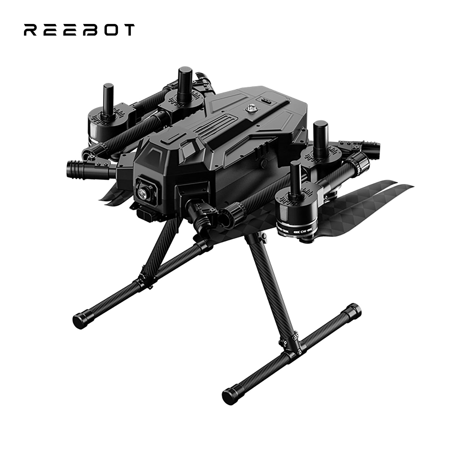 Reebot Robotics UniDrone E900 Enterprise Drone Platform 2.1kg Payload 55-min Flight Time 35KM Transmission Range AI Tracking 4K FPV Camera IPX4 Protection Foldable & Quick Release Ready to Fly Kit