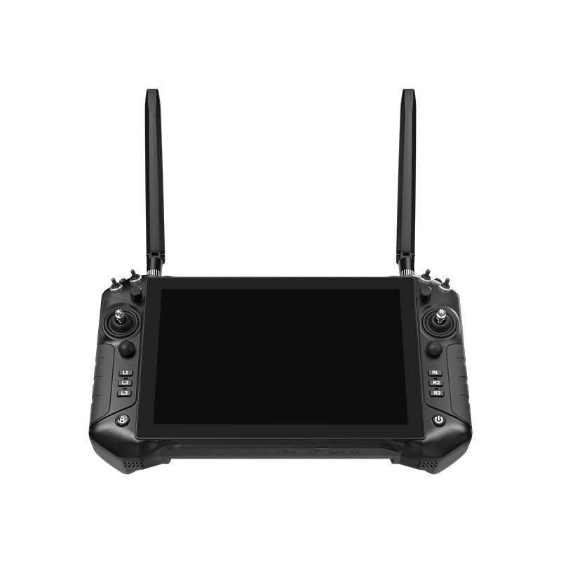UniRC 10 Pro Triple Frequency Smart Controller – 2.4/5/X GHz, 45KM Range, 10'' 1080P High-Brightness Touchscreen, 4K Digital Transmission, Android 13, AES Encryption Handheld Ground Station for UAV/UGV/USV & Robotics