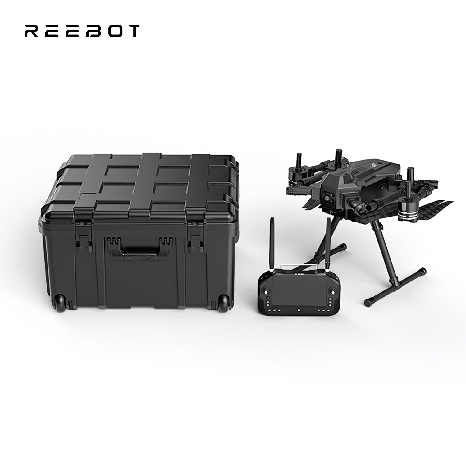 Reebot Robotics UniDrone E900 Enterprise Drone Platform 2.1kg Payload 55-min Flight Time 35KM Transmission Range AI Tracking 4K FPV Camera IPX4 Protection Foldable & Quick Release Ready to Fly Kit