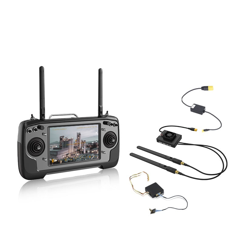 MK32 Enterprise Smart Controller 7'' HD High-Brightness Touchscreen Dual Full HD Digital Image Transmission Android OS 4GB RAM 64GB ROM 15KM Range CE/FCC Certified for UAV/UGV/USV