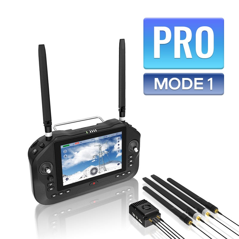 UniRC 7 / 7 Pro Dual-Band 2.4 & 5GHz Smart Controller 40KM Range 7'' 1080P High-Brightness Touchscreen 4K Digital Transmission Android 13 AES Encryption for UAV/UGV/USV & Robotics
